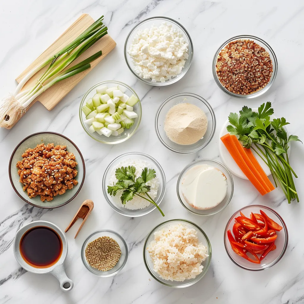 Aromatic Ground Turkey Teriyaki Rice Bowl ingredients
