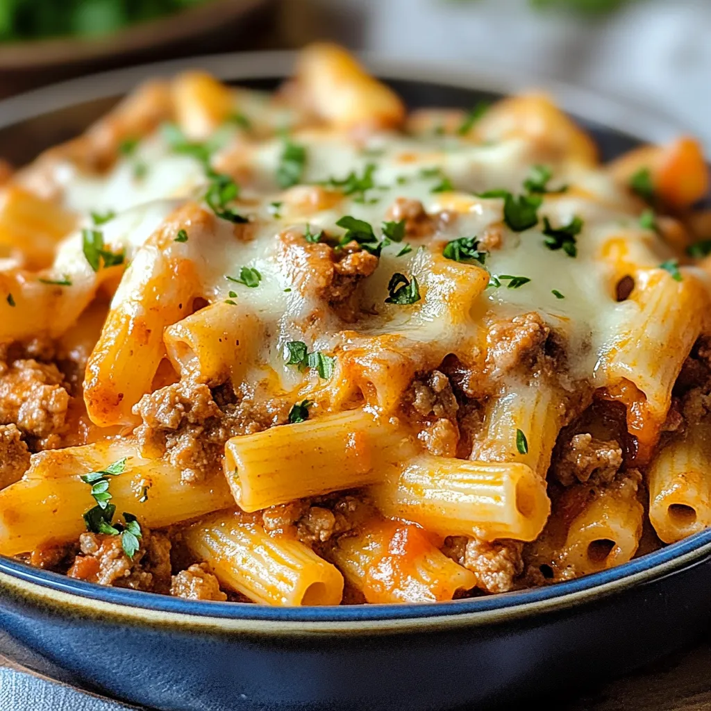 Cheesy Taco Pasta Recipe – Fast and Effortless Tasty