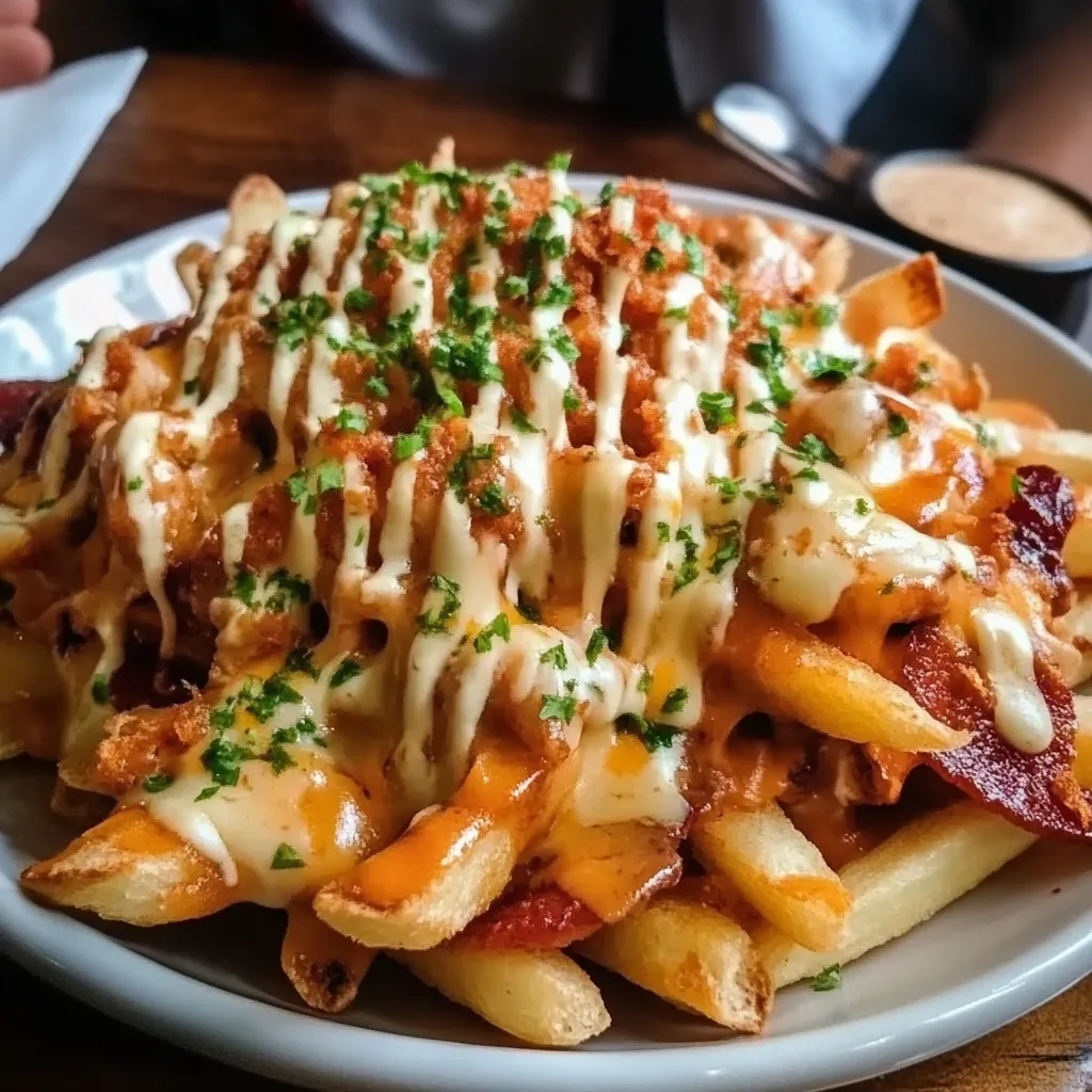 Chicken and Cheese Poutine Exquisite
