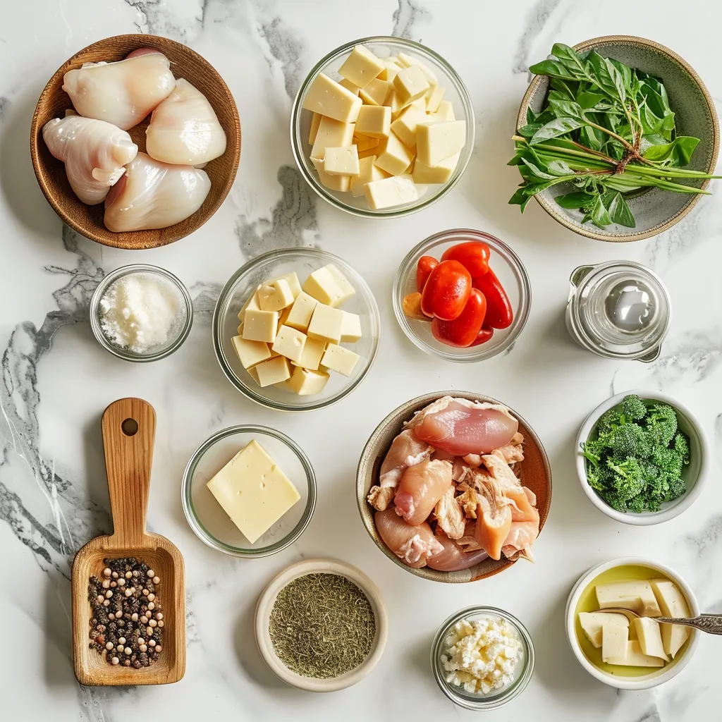 Chicken and Cheese Poutine Exquisite ingredients