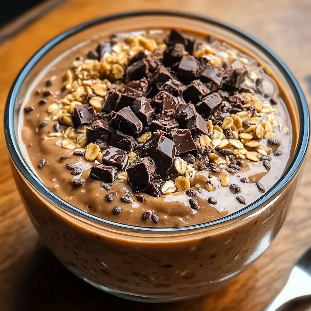Chocolate Peanut Butter Overnight Oats Golden