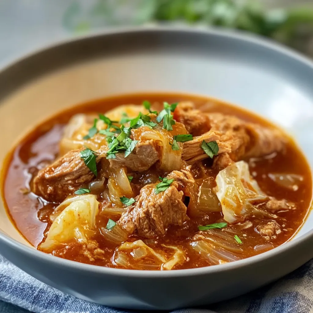 Classic Pork and Sauerkraut Goulash Heavenly