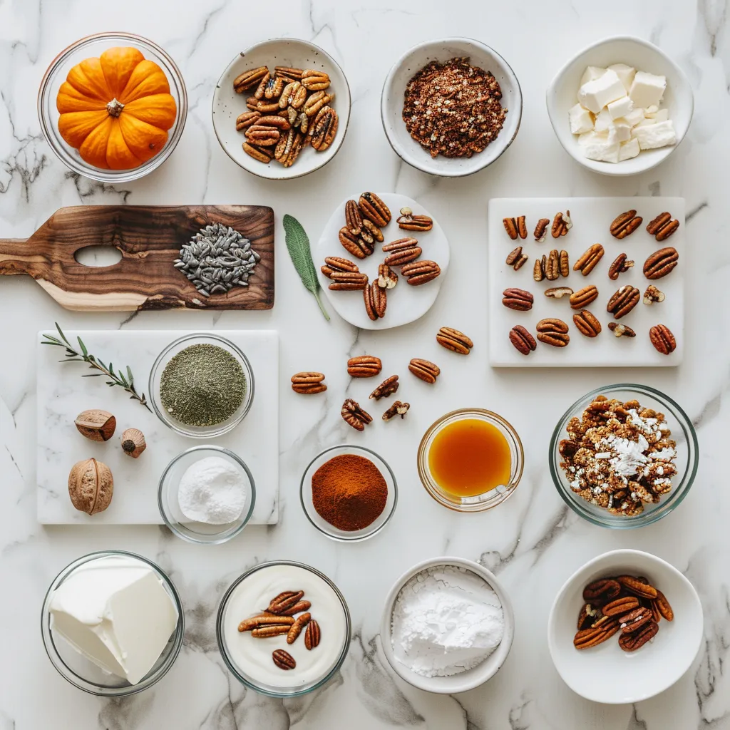 Crispy Cinnamon Pumpkin Pecan Cobbler ingredients