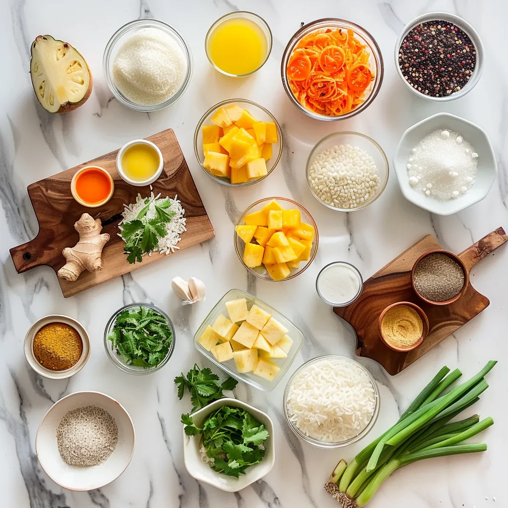 Delectable Simple Pineapple Rice Recipe for a Tropical Twist ingredients