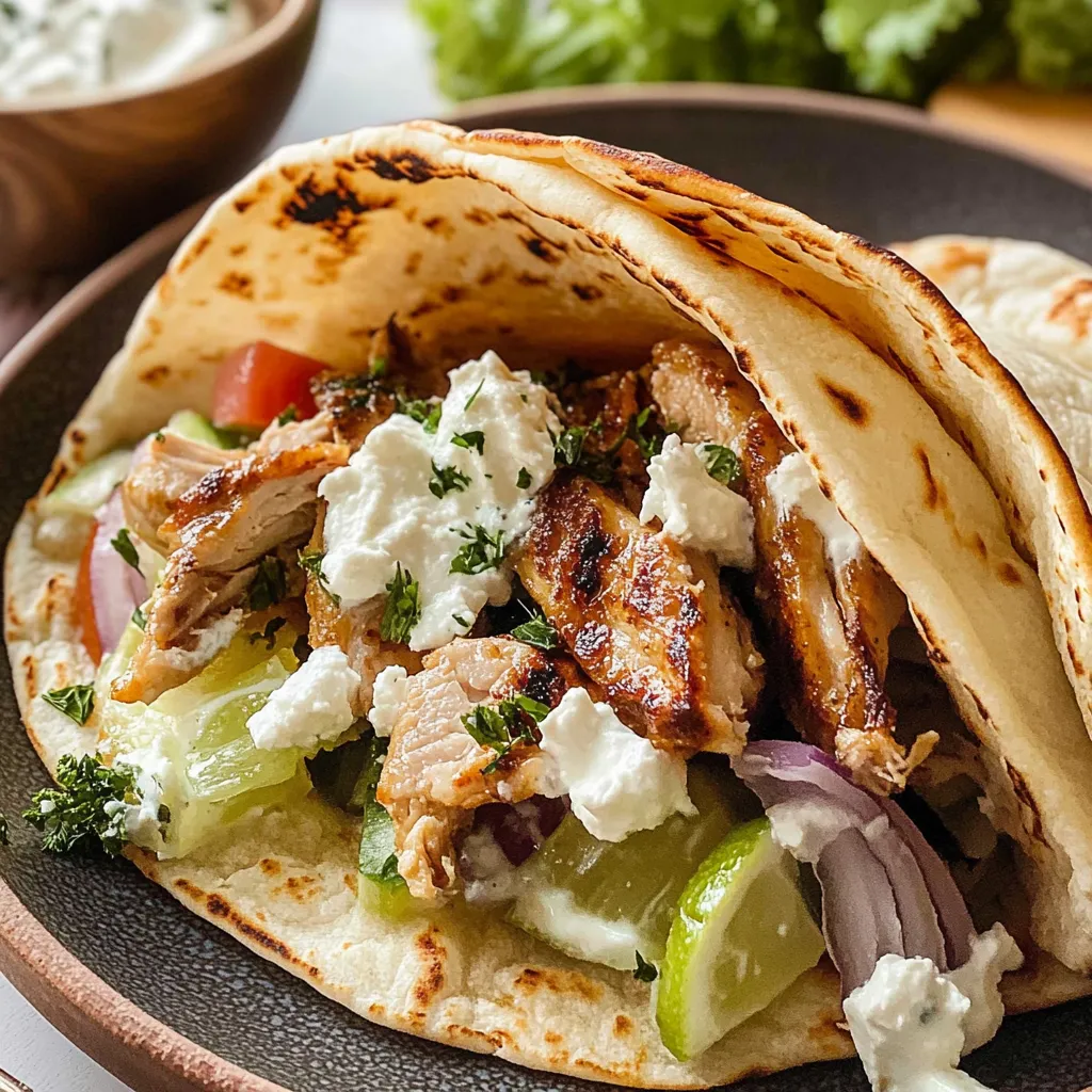 Delightful Sheet Pan Greek Chicken Gyros