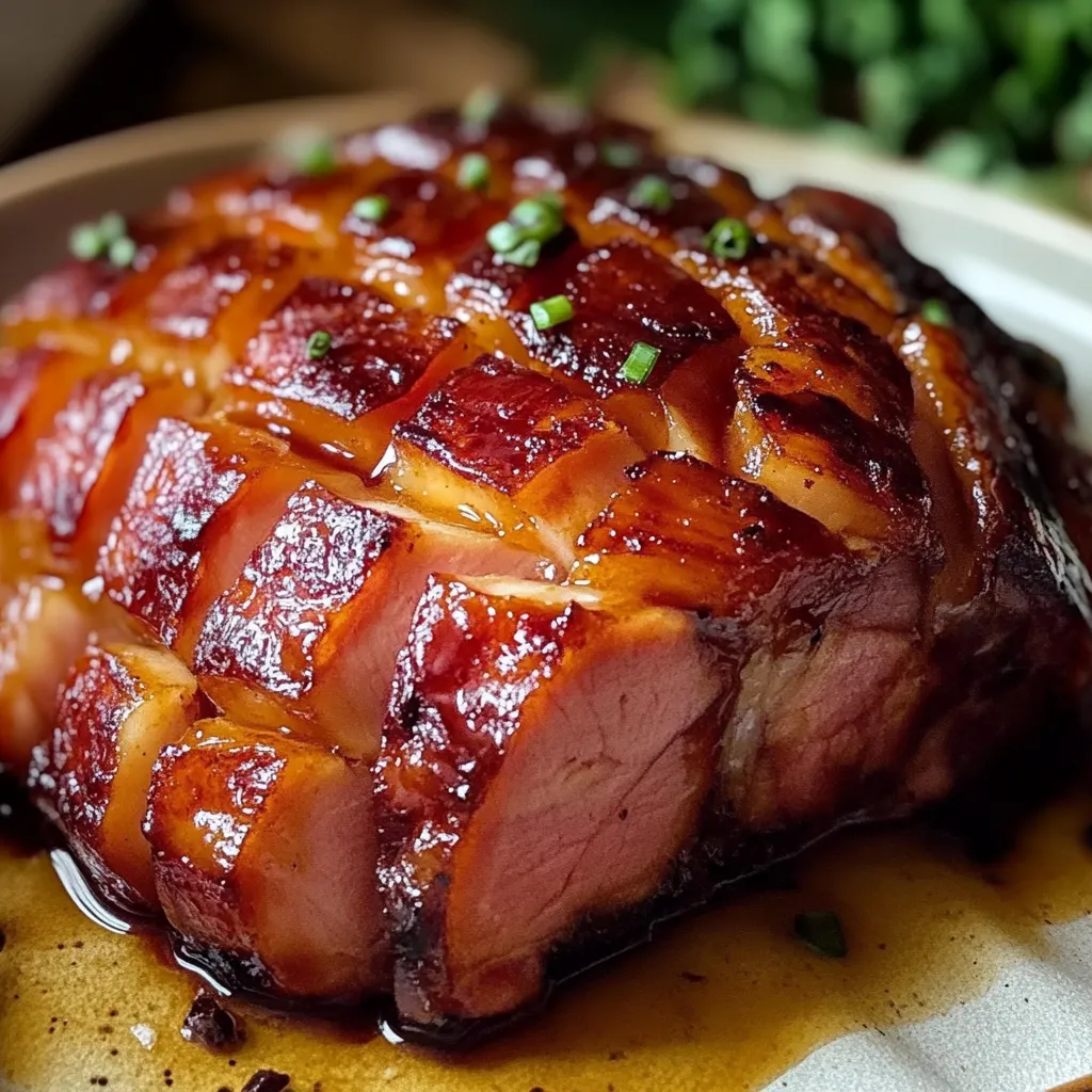 Flavorful Negroni Glazed Ham