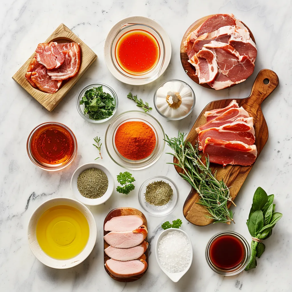 Flavorful Negroni Glazed Ham ingredients