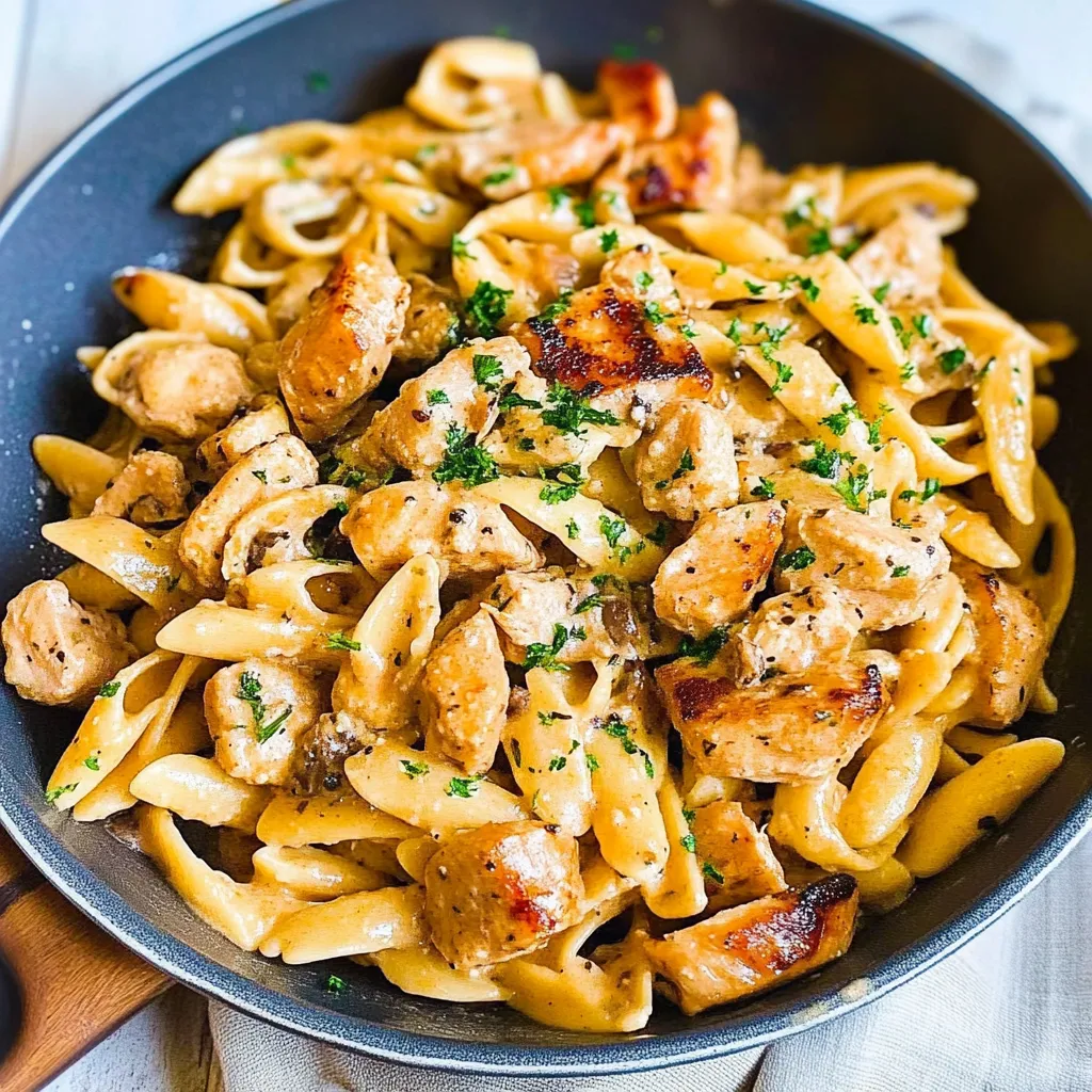 Fresh Creamy Cajun Chicken and Sausage Pasta (Dairy-Free One Pot Recipe)