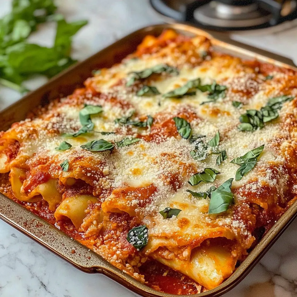 Fresh Sheet Pan Lasagna