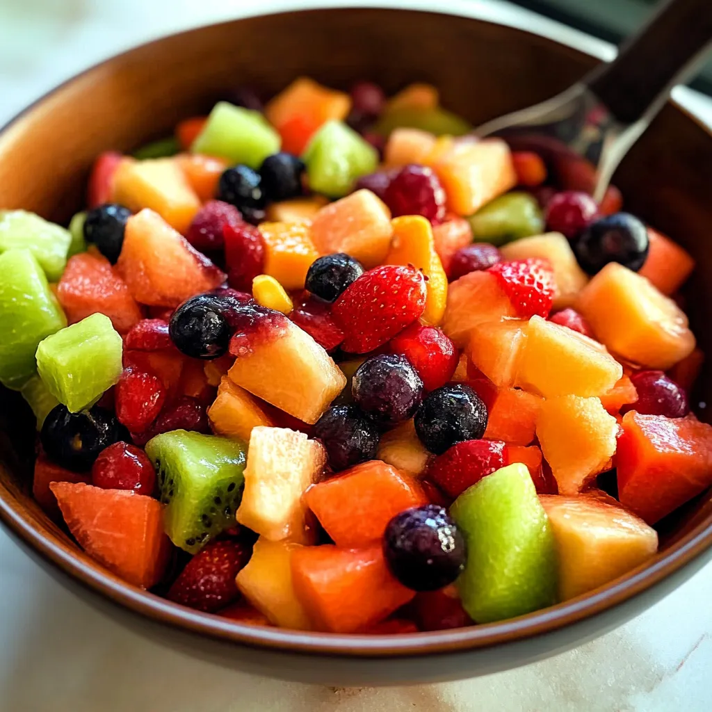Fresh Watermelon Fruit Salad