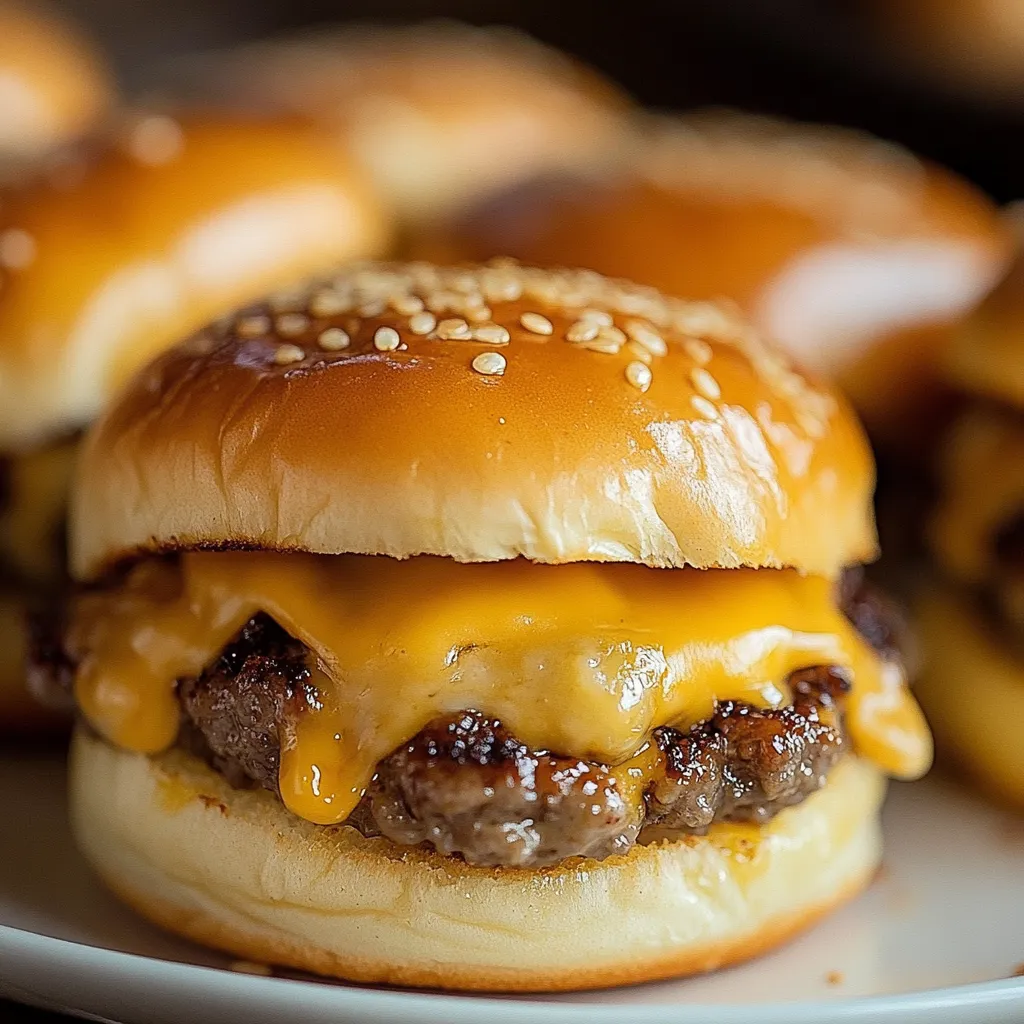 Golden Effortless Cheeseburger Sliders Recipe for Any Occasion