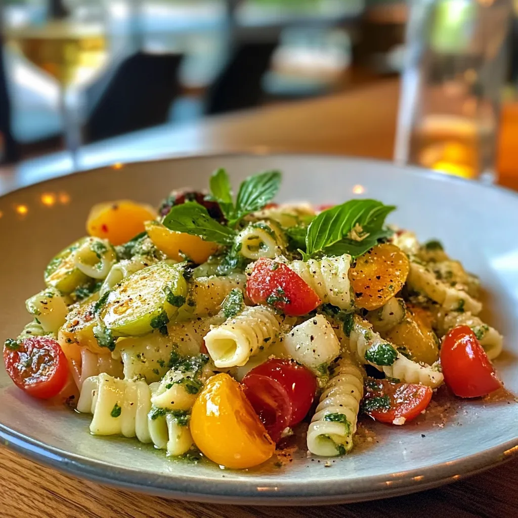 Green Goddess Pasta Salad Aromatic