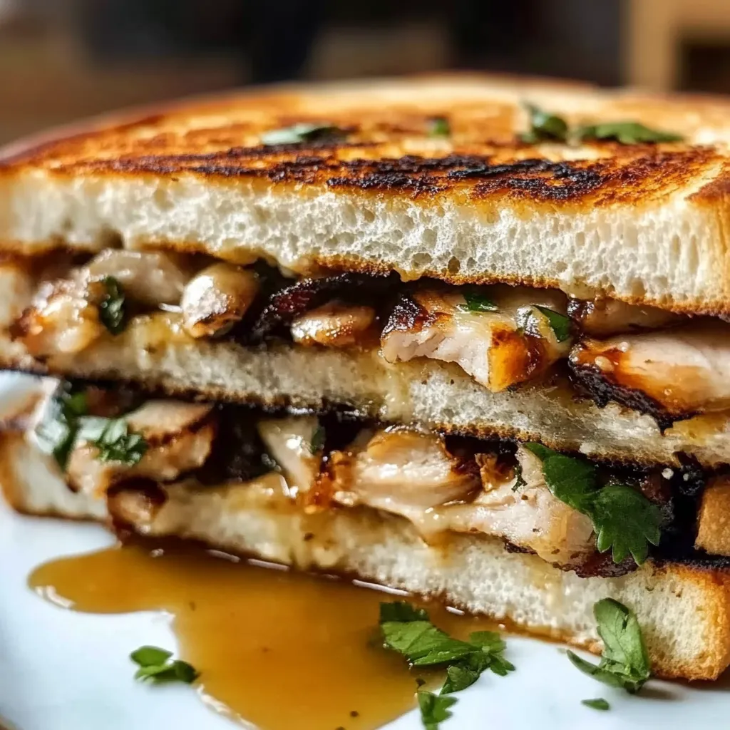 Grilled Chicken Panini Sandwich Exquisite