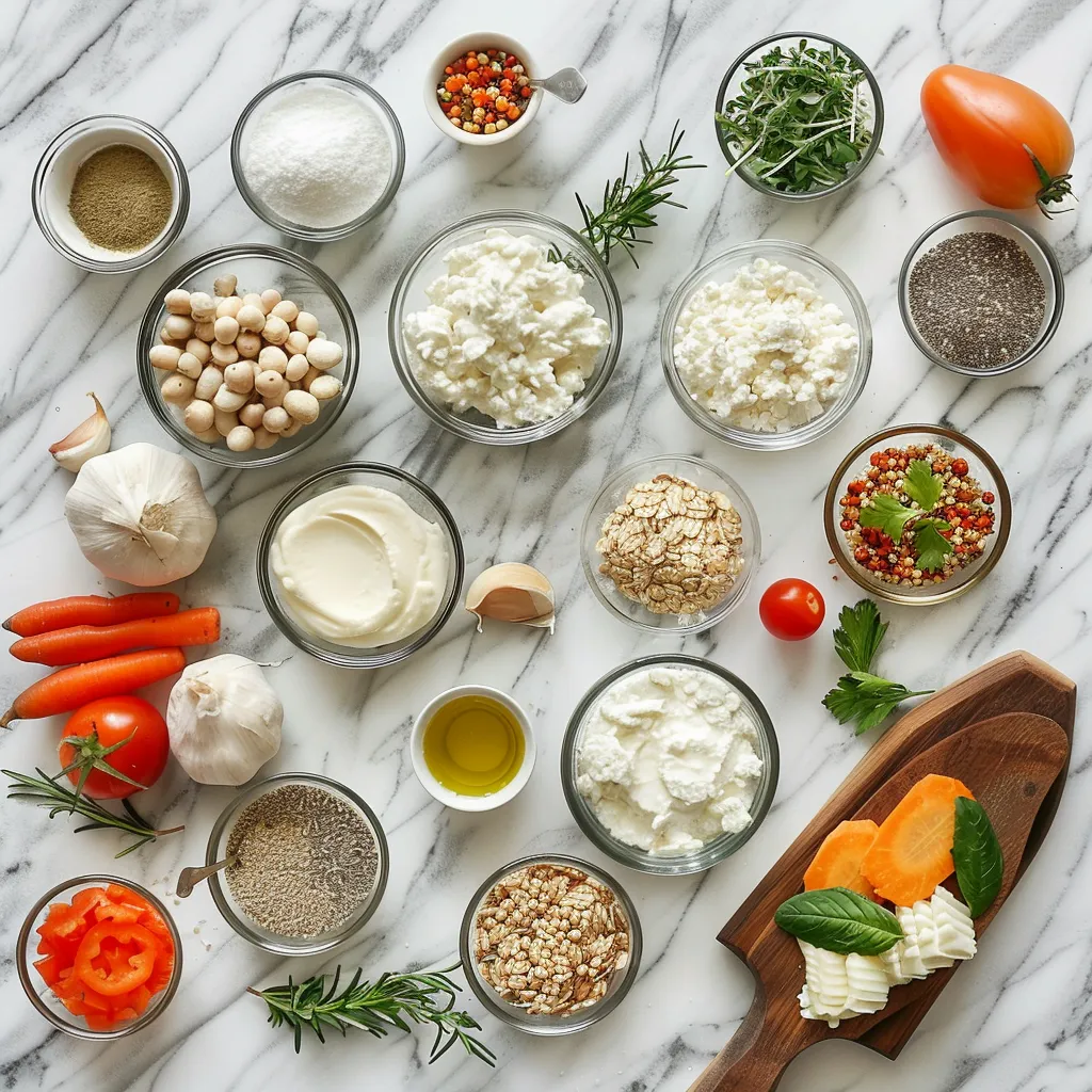 High Protein Overnight Oats Scrumptious ingredients