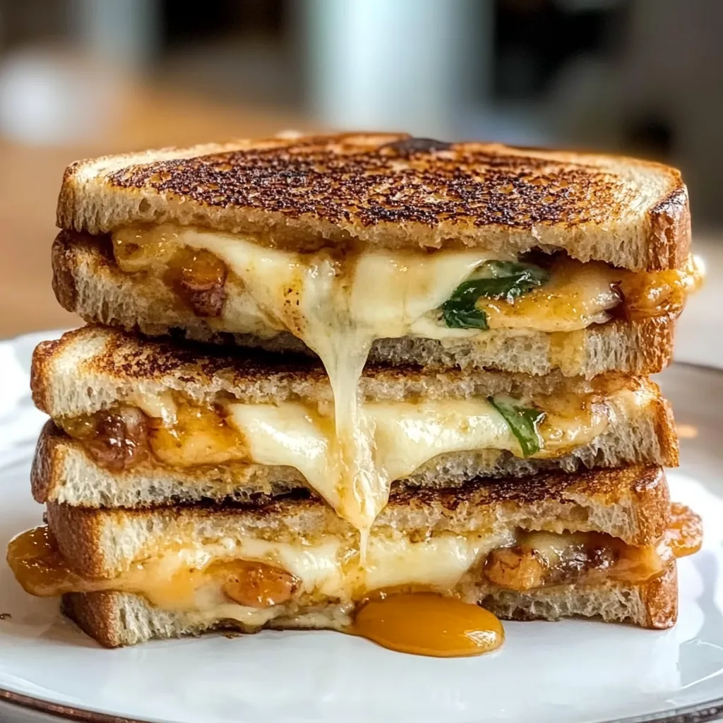 Honey Banana Grilled Cheese Sandwich Yummy