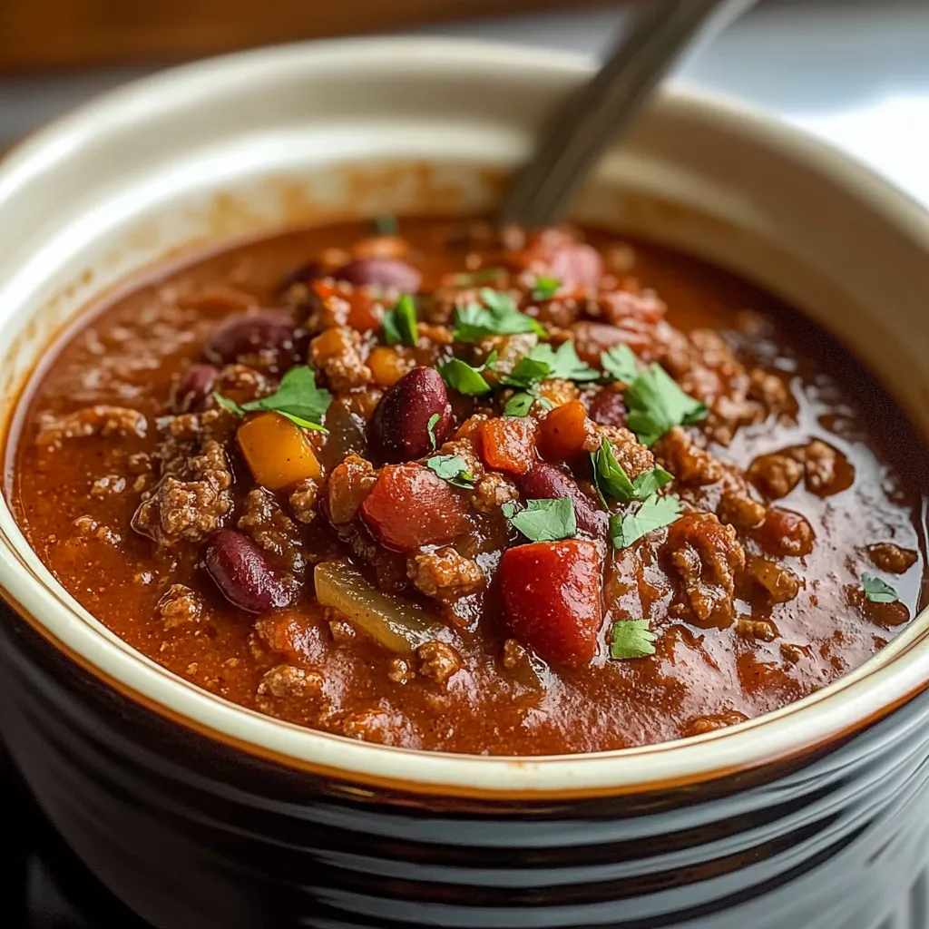 Irresistible Crockpot Cowboy Chili
