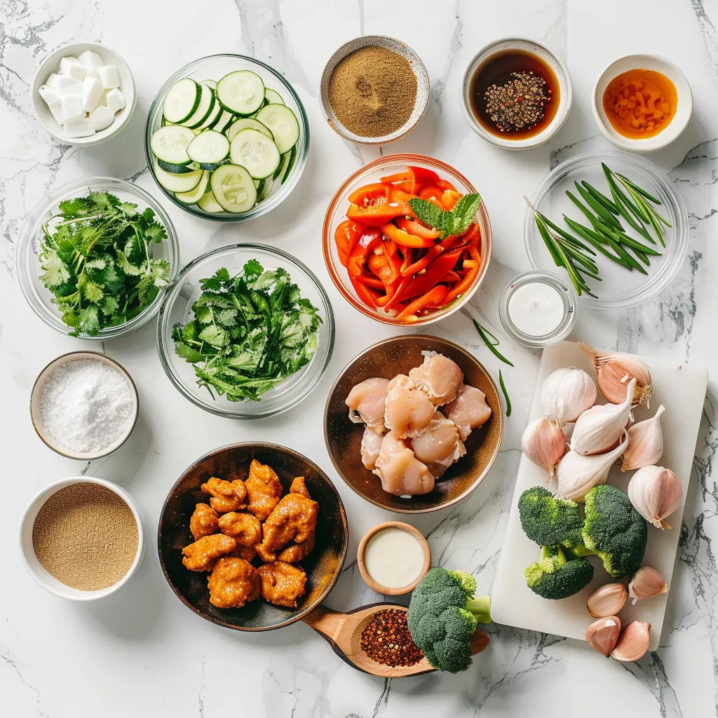 Irresistible Slow Cooker Chicken Satay ingredients