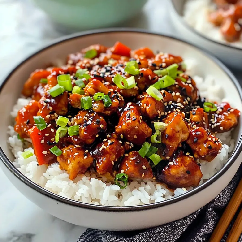 Irresistible Top Protein Firecracker Ground Chicken Bowls