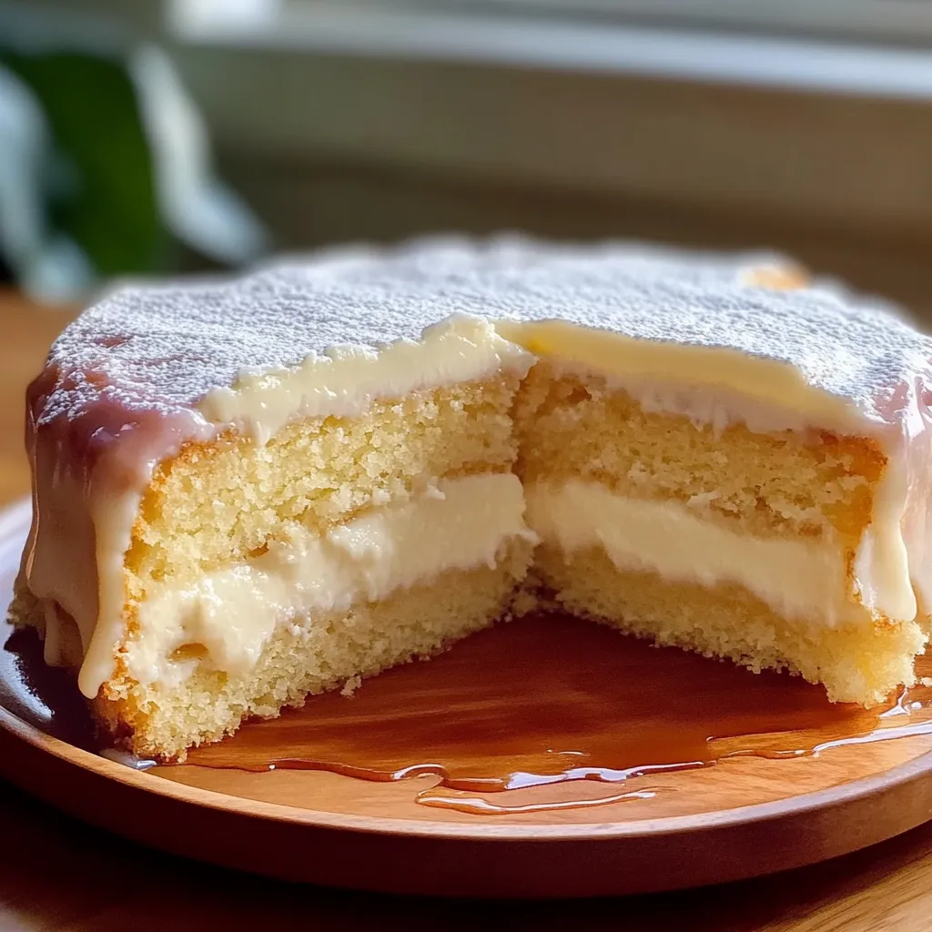 Irresistible White Almond Cake