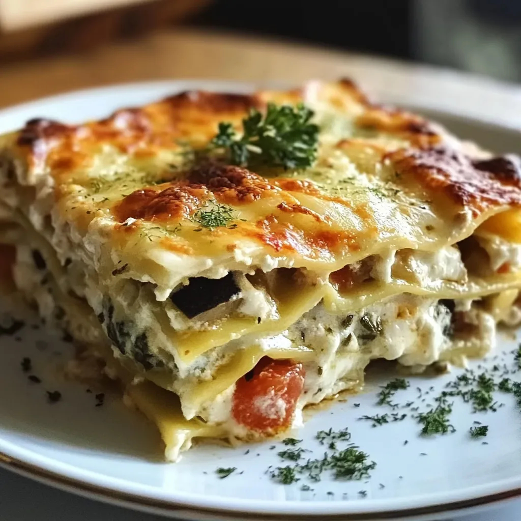 Loaded Veggie White Lasagna Rich
