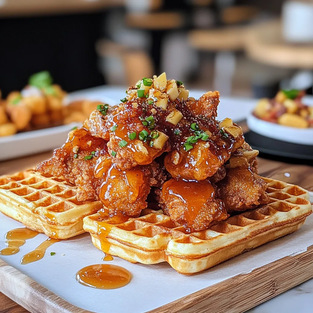 Mini Chicken and Waffles Recipe – Simple & Tasty Delightful