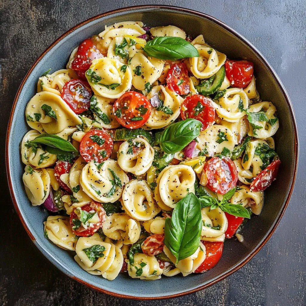 Mouthwatering Rapid And Simple Tortellini Pasta Salad Recipe You’ll Love