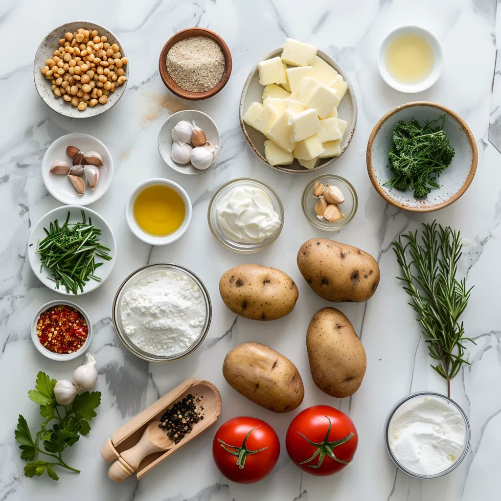 Perfectly Exquisite Baked Potatoes Made Effortless with an Air Fryer ingredients