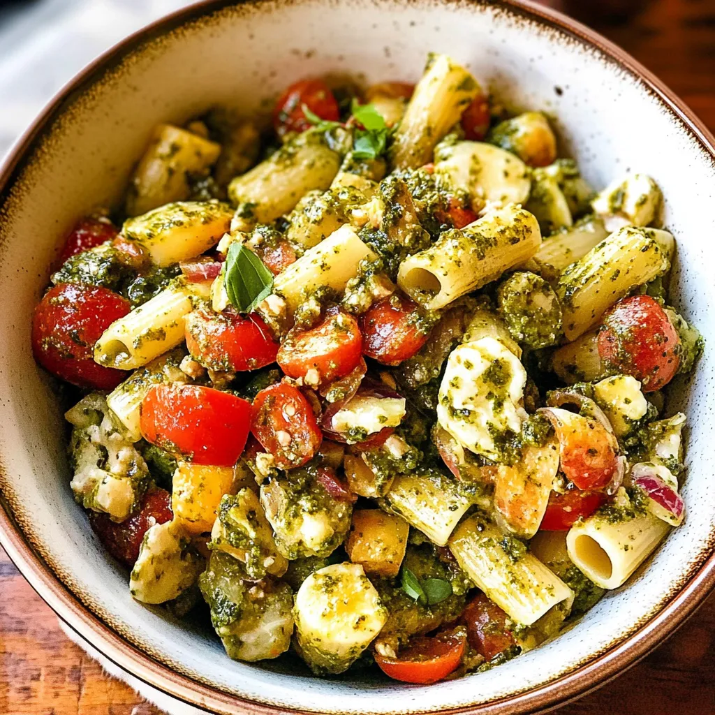 Pesto Pasta Salad Exquisite
