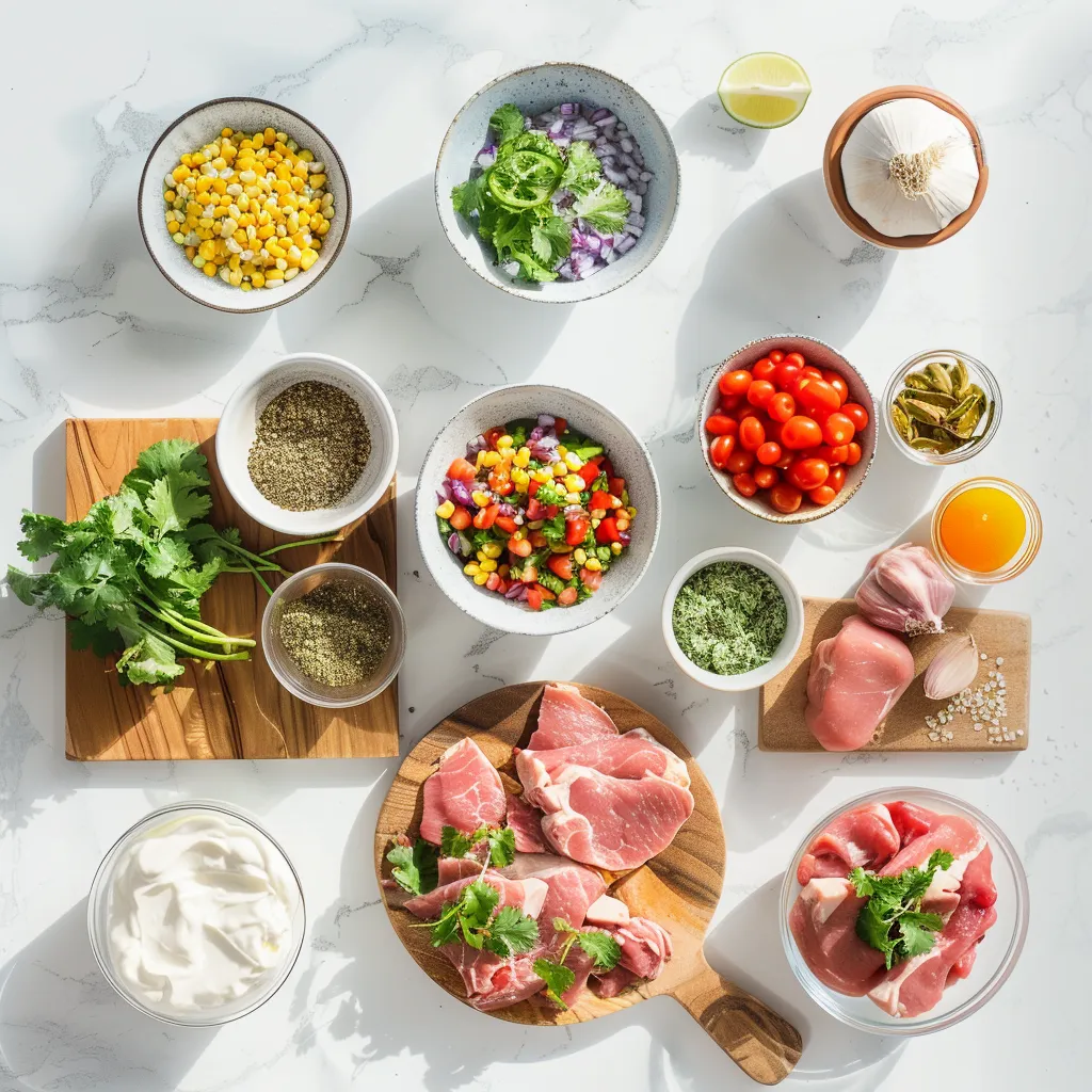 Pork Tenderloin Tacos with Corn Salsa Mouthwatering ingredients