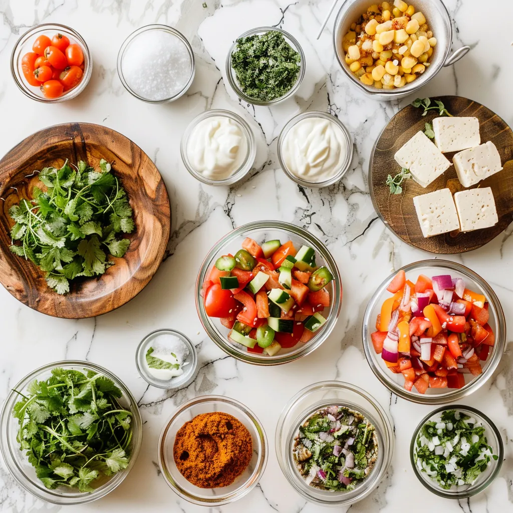 Rich Baked Tofu Burrito Bowl Recipe for Everyone ingredients