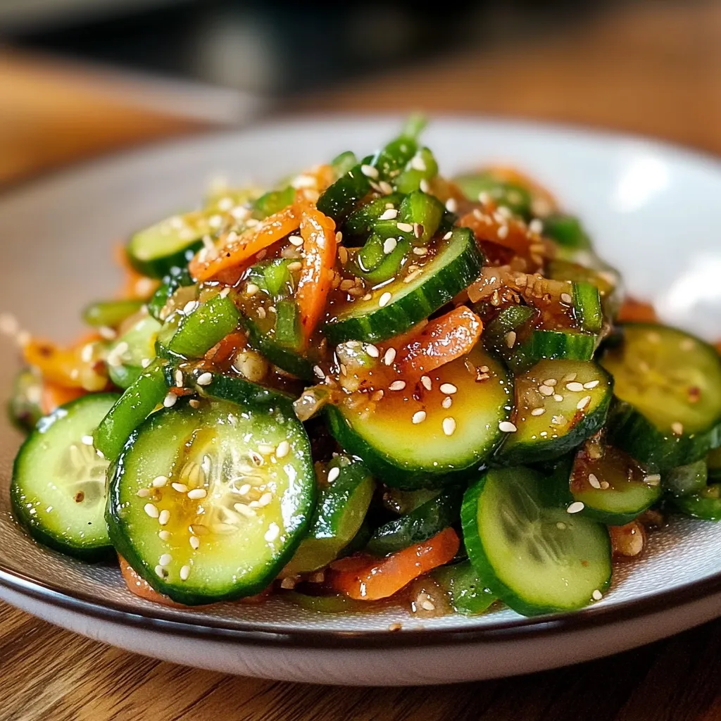 Rich Simple Asian Cucumber Salad