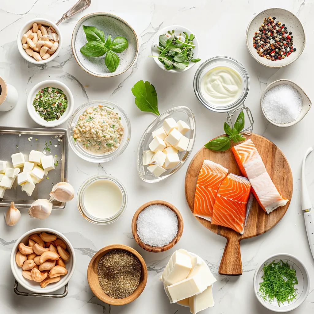 Savory Creamy Marry Me Salmon ingredients