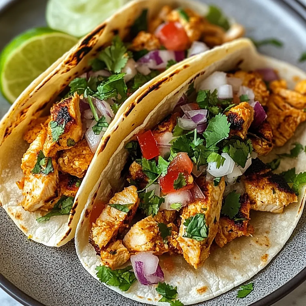 Scrumptious Chicken Street Tacos