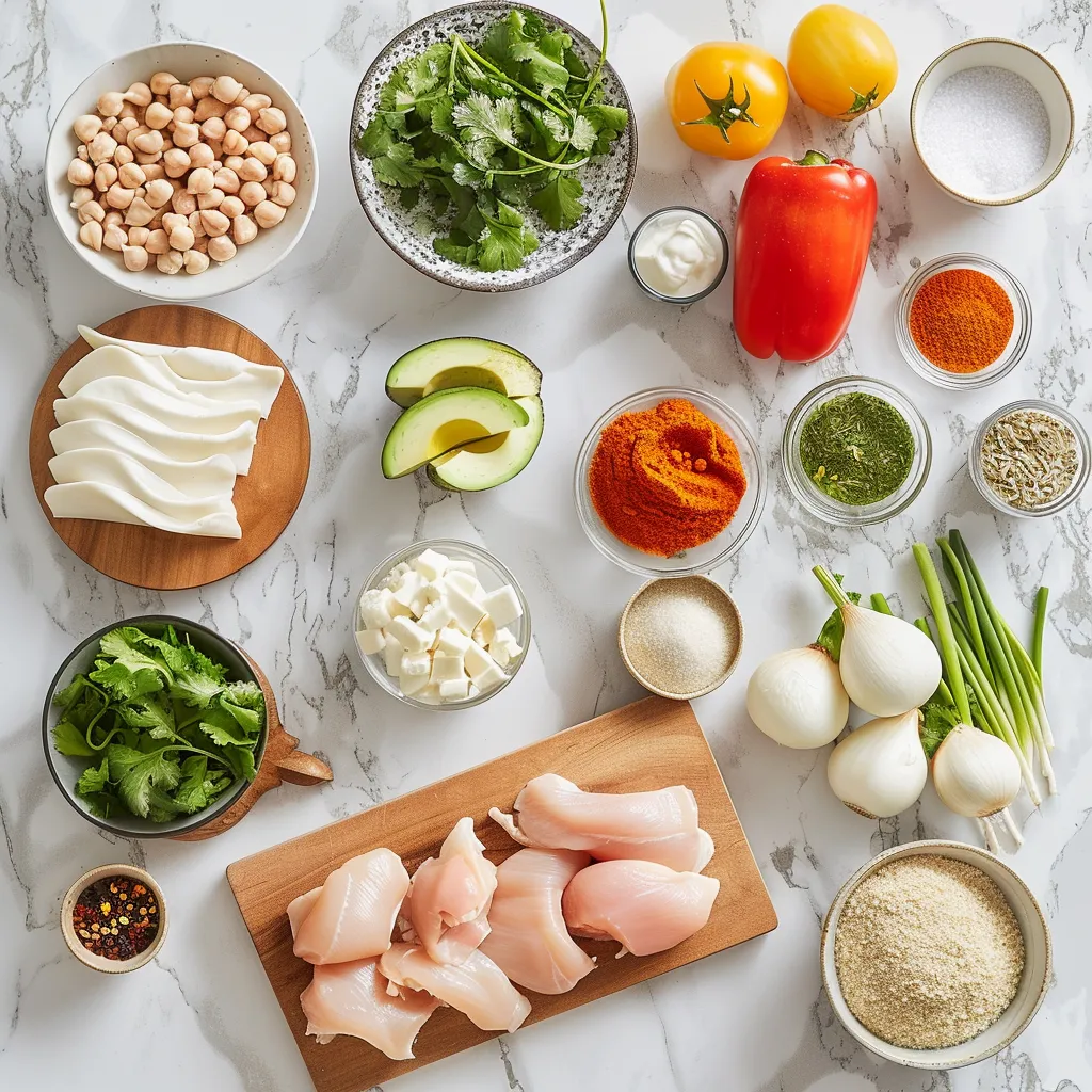 Scrumptious Chicken Street Tacos ingredients