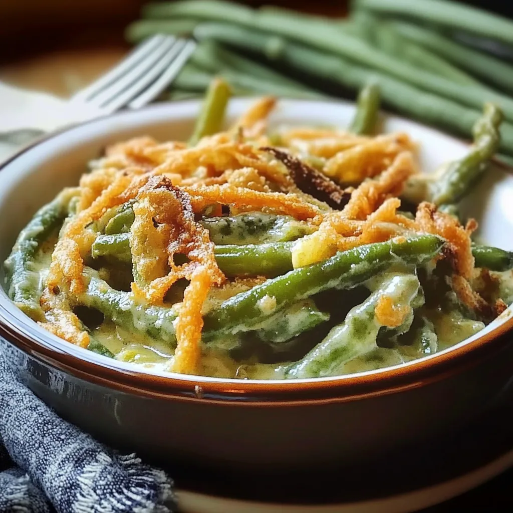 Simple Campbells Green Bean Casserole Juicy