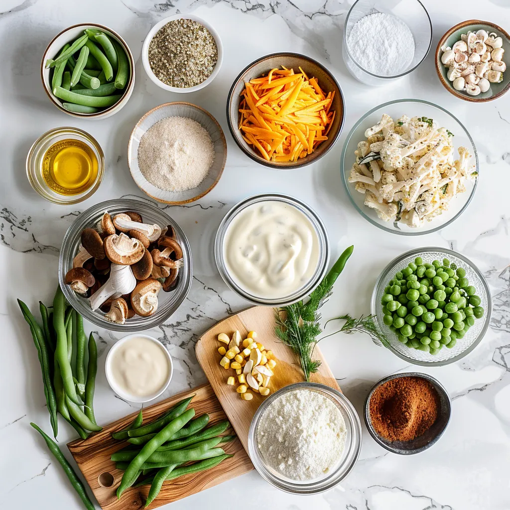 Simple Campbells Green Bean Casserole Juicy ingredients