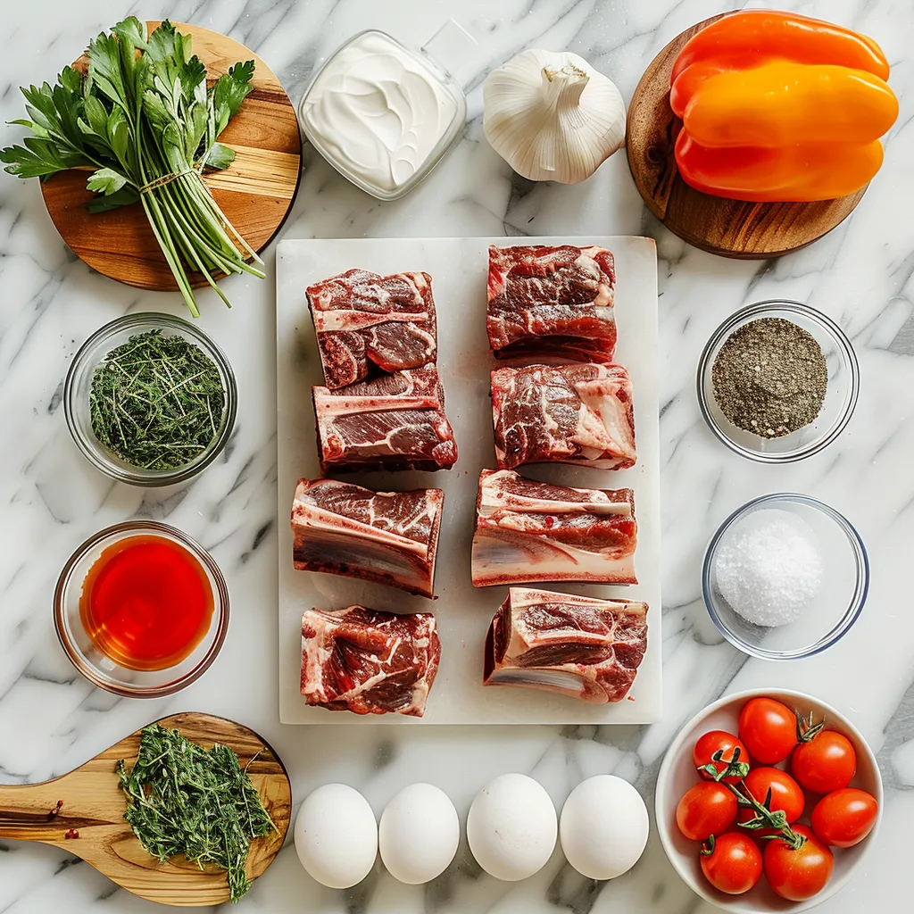 Slow Cooker Beef Short Ribs Luscious ingredients