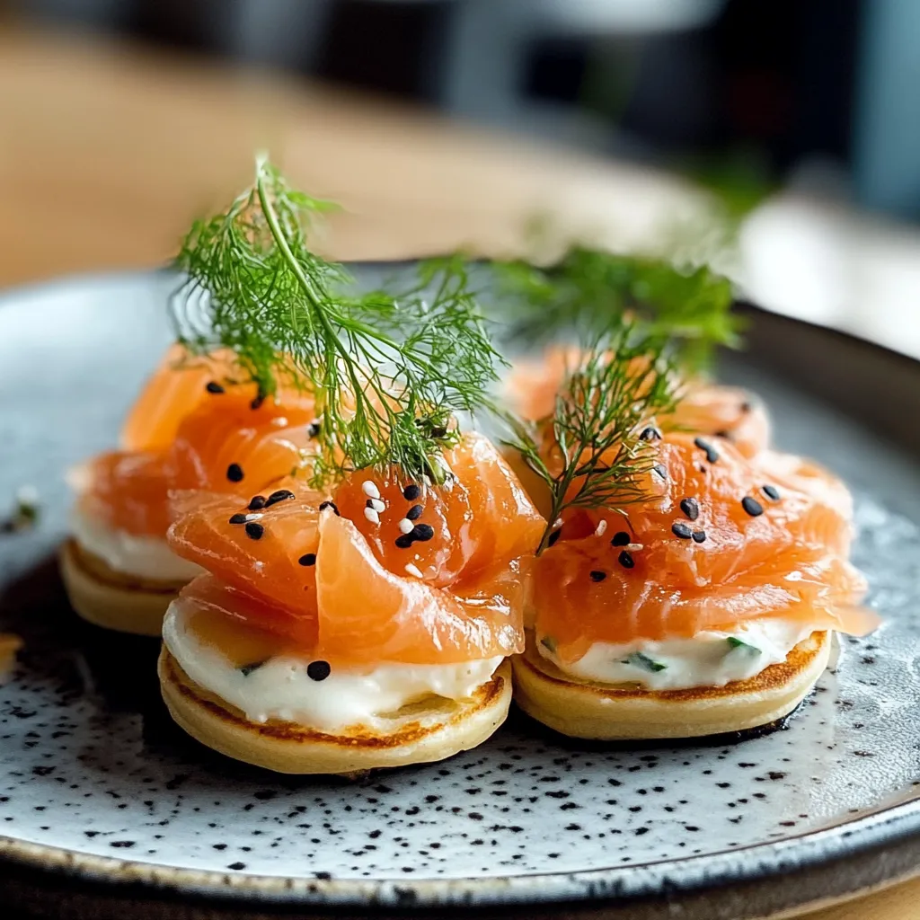 Tasty Blinis with Smoked Salmon Recipe Irresistible