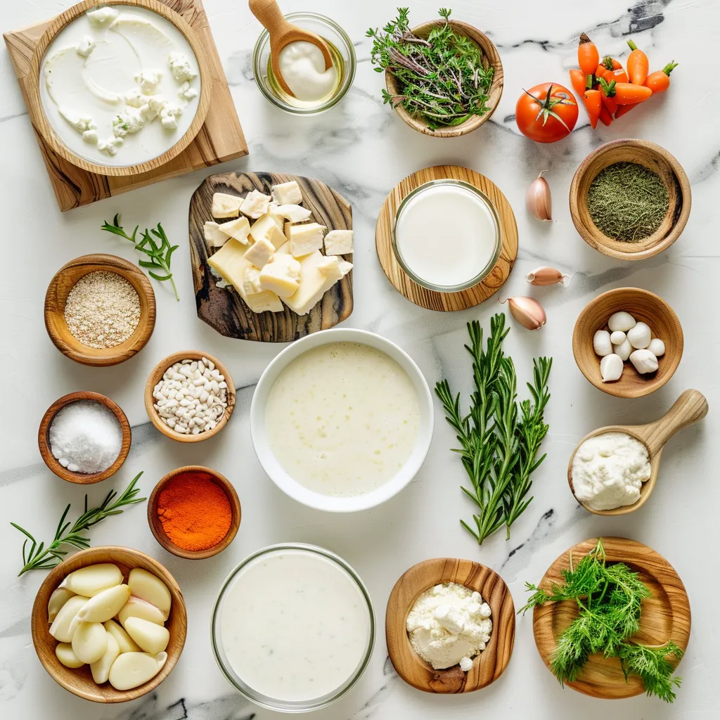 Tasty Effortless Country French Style Garlic Soup ingredients