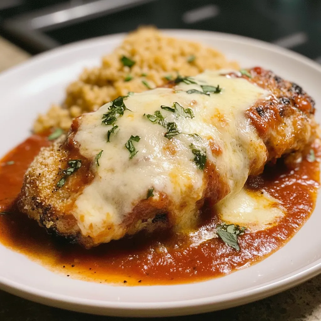 Air Fryer Chicken Parmesan Golden