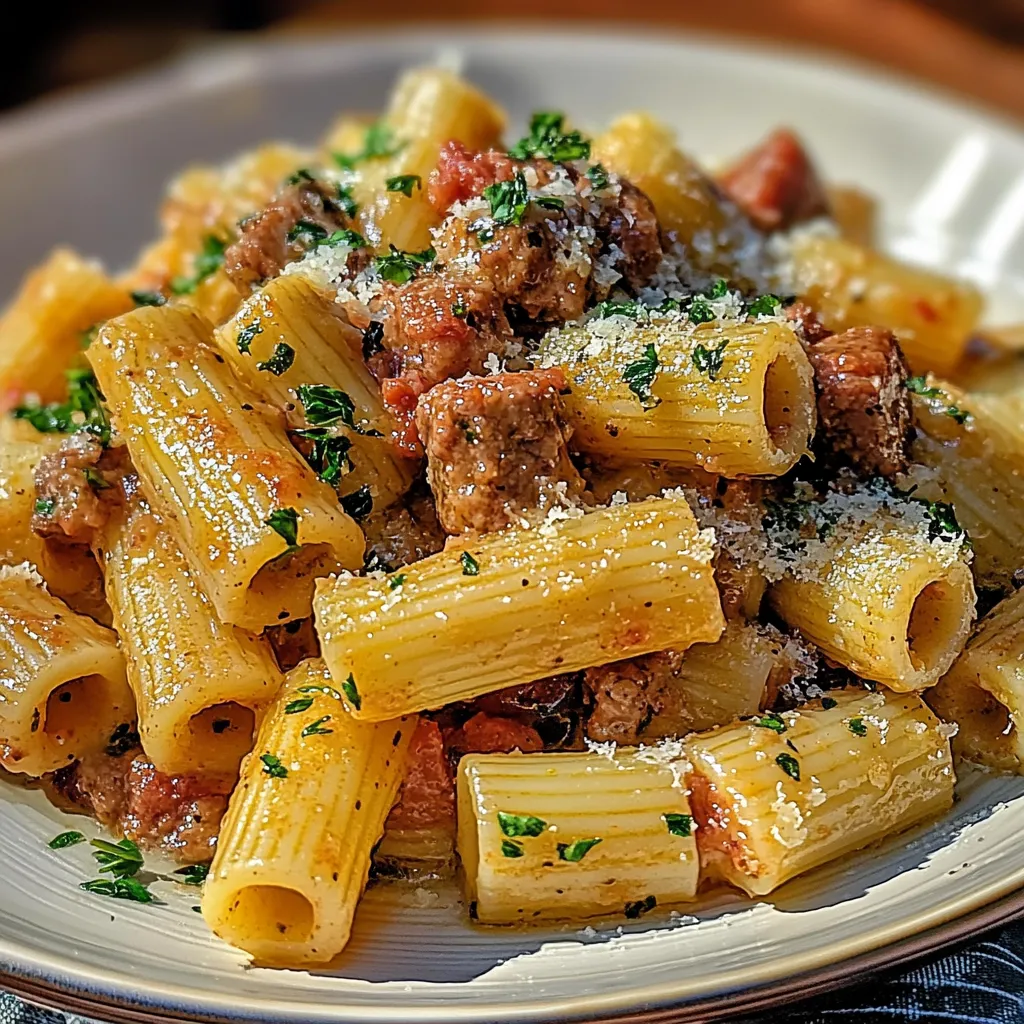 Amazing Saucy Sausage and Lemon Pasta for Flavorful Nights Mouthwatering