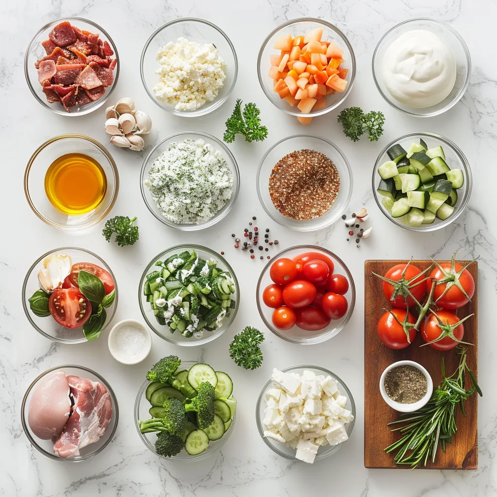 Cobb Salad Recipe for Any Occasion ingredients