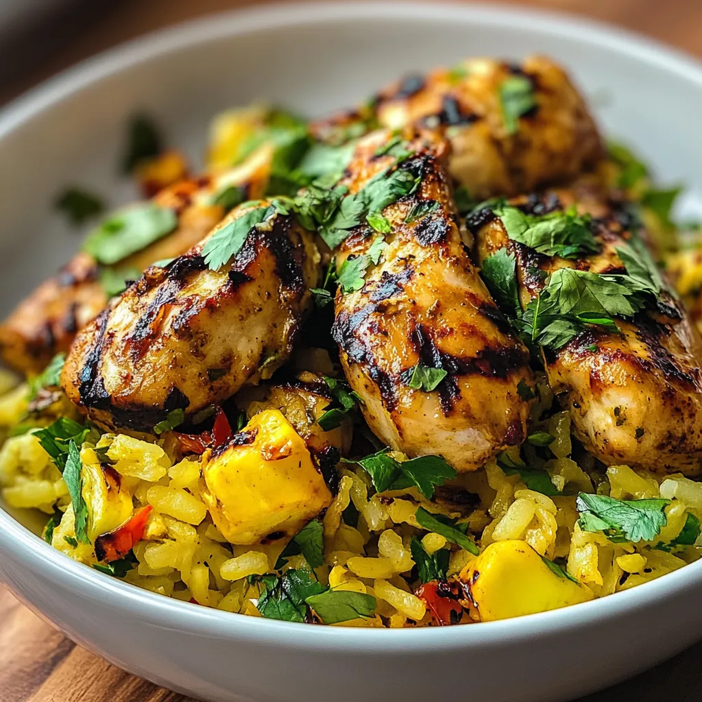 Rich Amazing Anti-Inflammatory Turmeric Chicken & Rice Delight