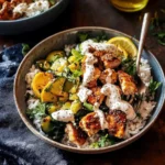 Viral Irresistible Greek Chicken Bowls with Tahini Feta Sauce — Meal Prep Hero of the Week