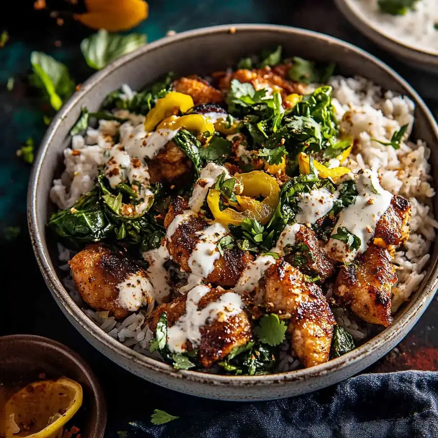 5-Star Irresistible Greek Chicken Bowls with Tahini Feta Sauce — Meal Prep Hero of the Week