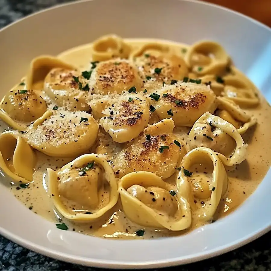 Amazing Cajun Chicken Tortellini with Creamy Garlic Sauce — Quick Comfort