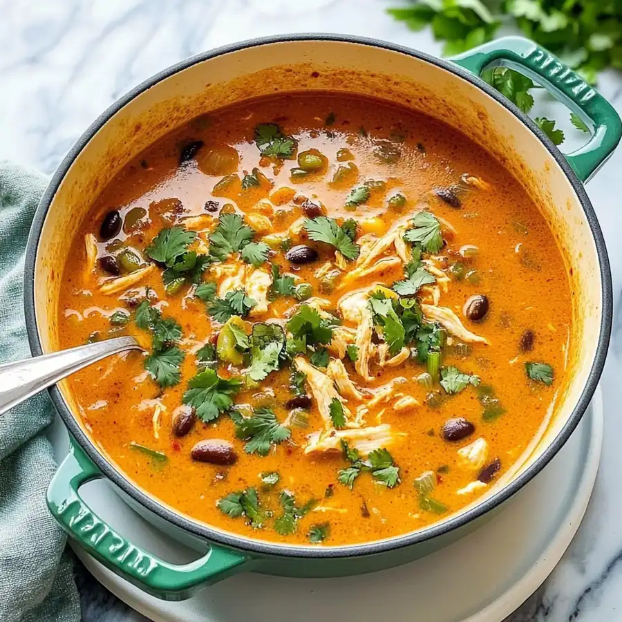 5-Star Irresistible Chicken Enchilada Soup Recipe for Comfort — 30-Min Family Dinner Everyone Loves