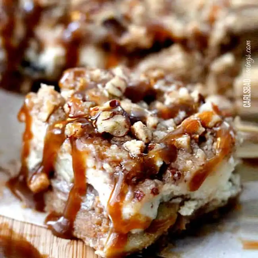 Award-Winning Caramel Apple Cheesecake Bars — Meal Prep Hero of the Week