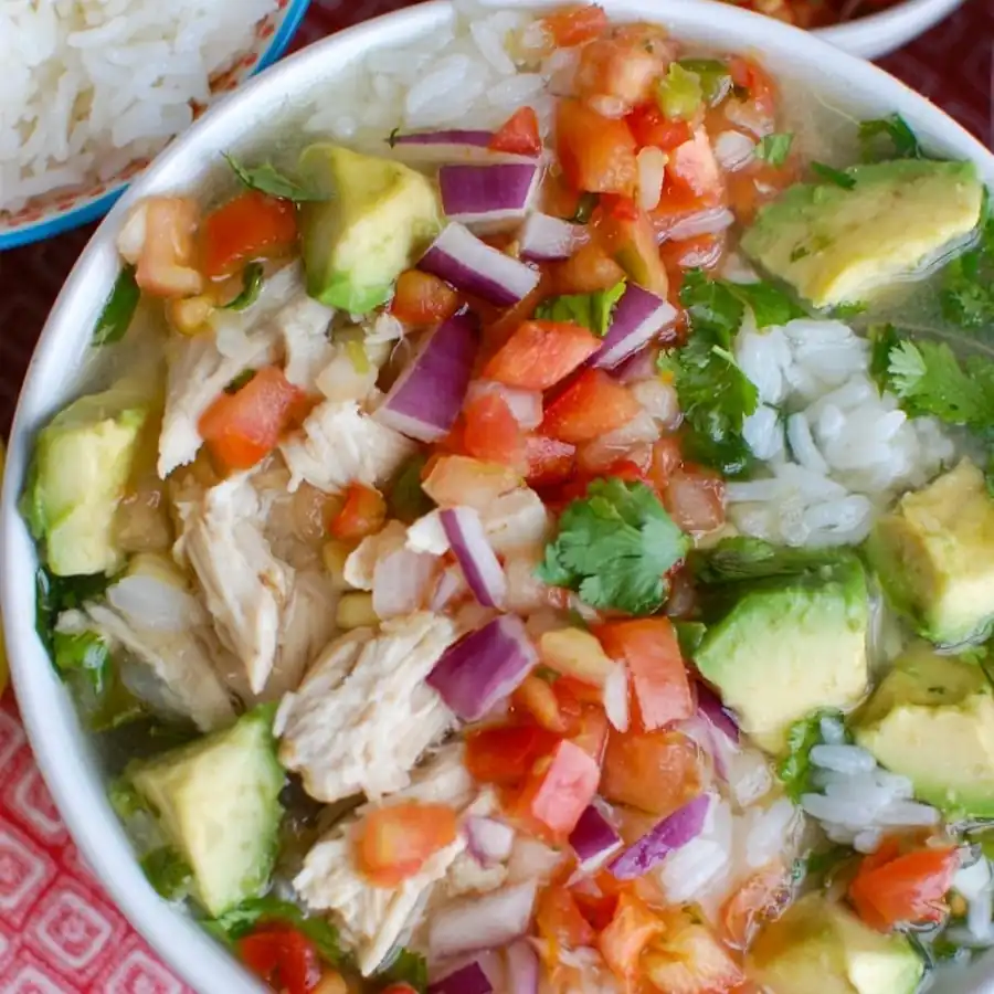 Slow Cooker Mexican Chicken Lime Soup