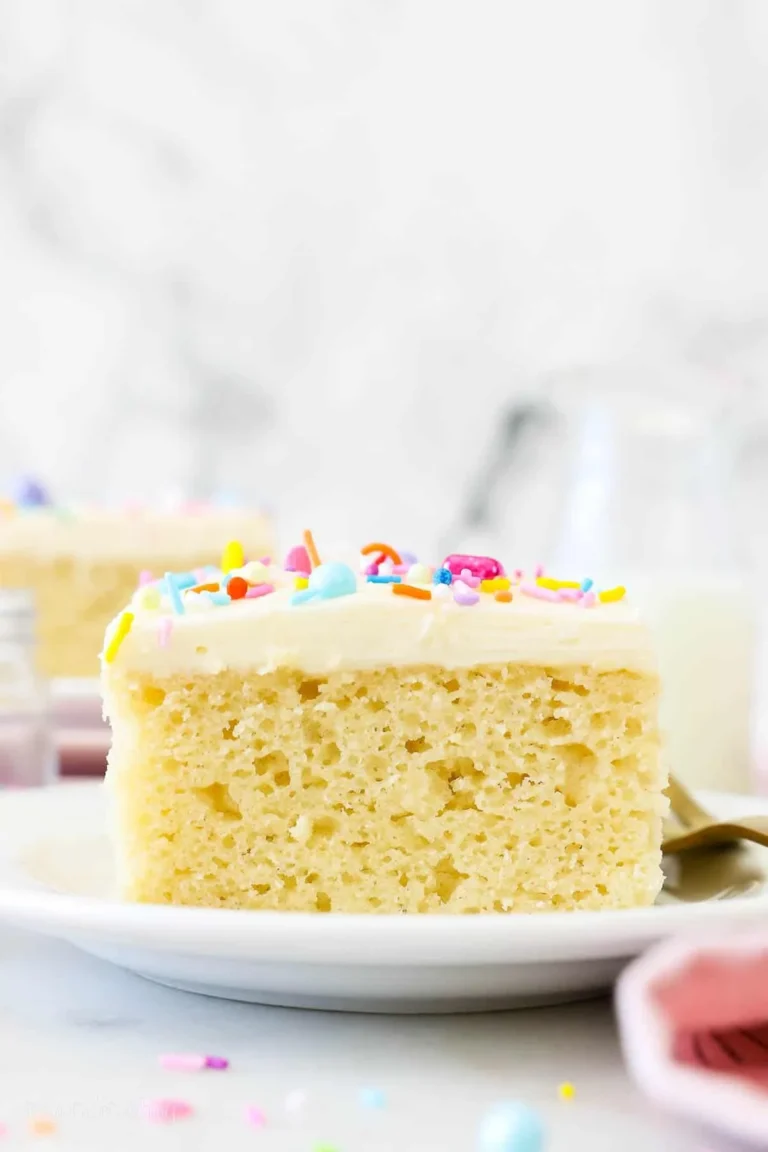 Easy and Moist Vanilla Cake Recipe